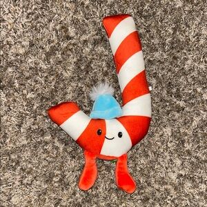 Dr. Seuss Red and White Striped Stuffed Animal